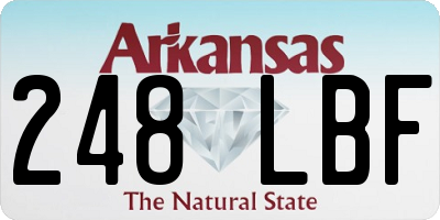 AR license plate 248LBF