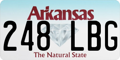 AR license plate 248LBG