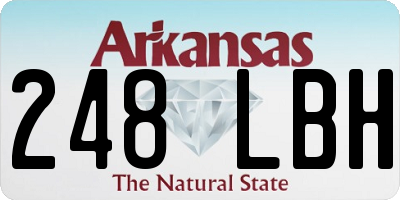 AR license plate 248LBH