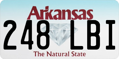 AR license plate 248LBI