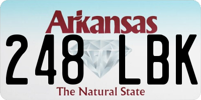 AR license plate 248LBK
