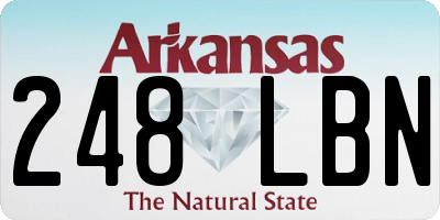 AR license plate 248LBN