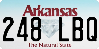 AR license plate 248LBQ