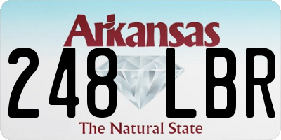 AR license plate 248LBR
