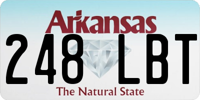 AR license plate 248LBT
