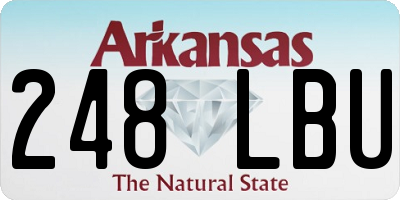 AR license plate 248LBU