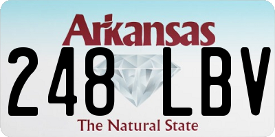 AR license plate 248LBV