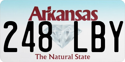 AR license plate 248LBY