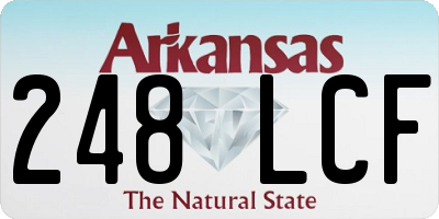 AR license plate 248LCF