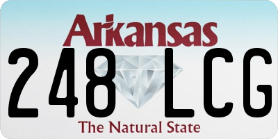 AR license plate 248LCG