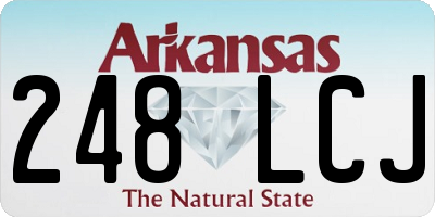 AR license plate 248LCJ