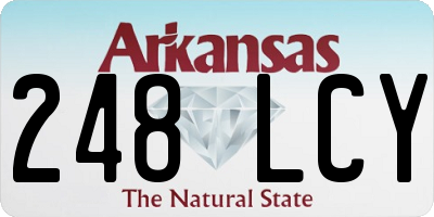AR license plate 248LCY