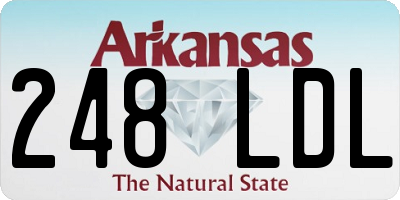 AR license plate 248LDL