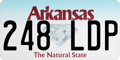 AR license plate 248LDP