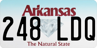 AR license plate 248LDQ