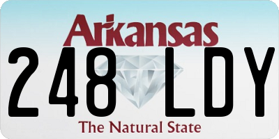 AR license plate 248LDY