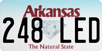 AR license plate 248LED