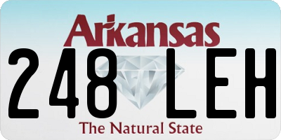 AR license plate 248LEH