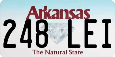 AR license plate 248LEI