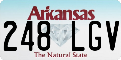 AR license plate 248LGV