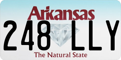 AR license plate 248LLY