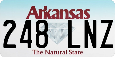 AR license plate 248LNZ