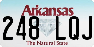 AR license plate 248LQJ