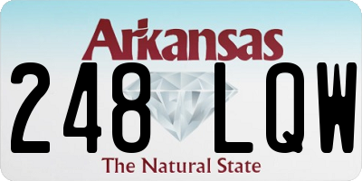 AR license plate 248LQW
