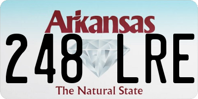 AR license plate 248LRE
