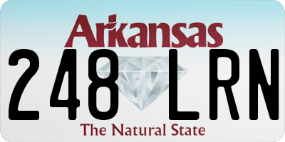 AR license plate 248LRN