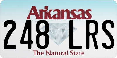 AR license plate 248LRS