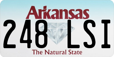 AR license plate 248LSI