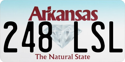 AR license plate 248LSL