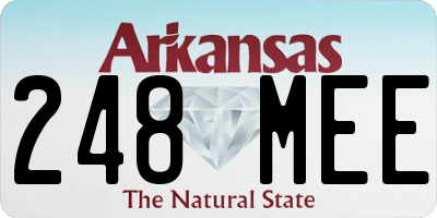 AR license plate 248MEE