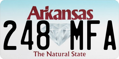 AR license plate 248MFA