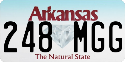 AR license plate 248MGG