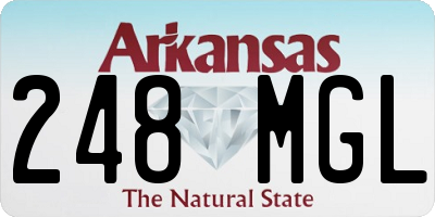 AR license plate 248MGL