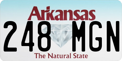 AR license plate 248MGN