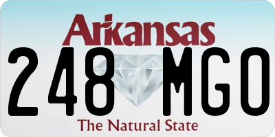 AR license plate 248MGO