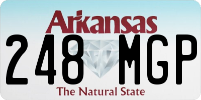 AR license plate 248MGP