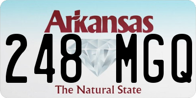 AR license plate 248MGQ