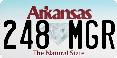 AR license plate 248MGR