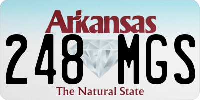 AR license plate 248MGS