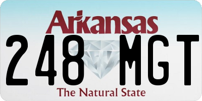 AR license plate 248MGT