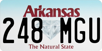 AR license plate 248MGU
