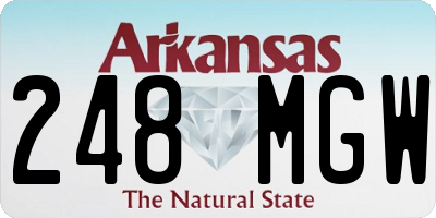 AR license plate 248MGW