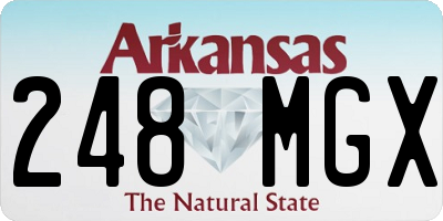 AR license plate 248MGX