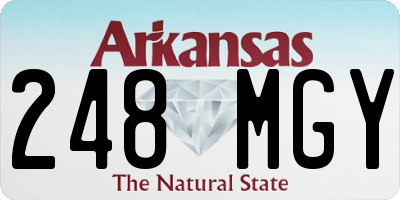 AR license plate 248MGY