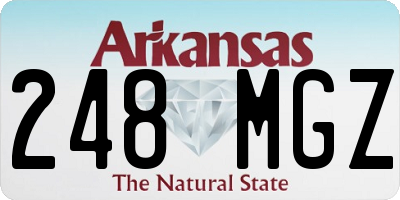 AR license plate 248MGZ