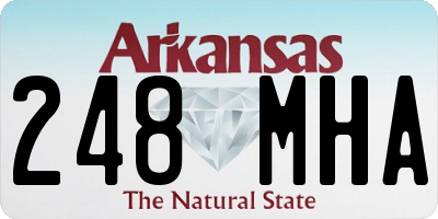 AR license plate 248MHA